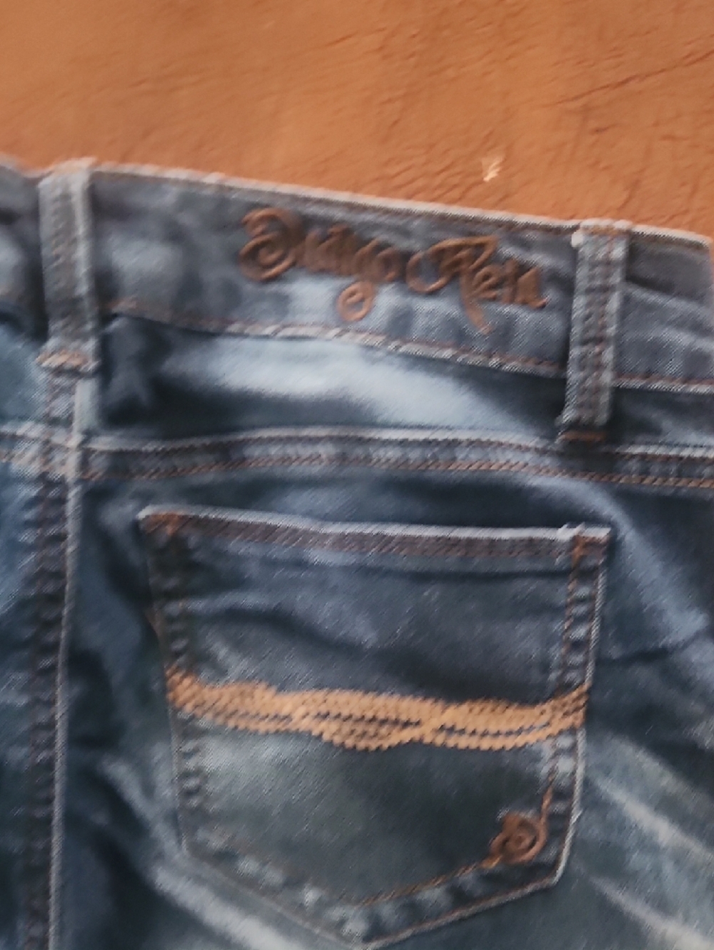 Indigo Rein Women's Distressed Blue Boyfriend Jeans - Picture 3 of 6